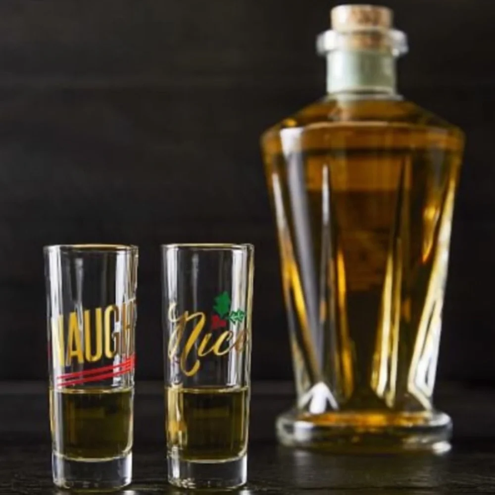 Pottery Barn | Christmas Shot Glasses Set